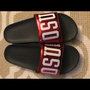 OSU BUCKEYE PINK SLIDES